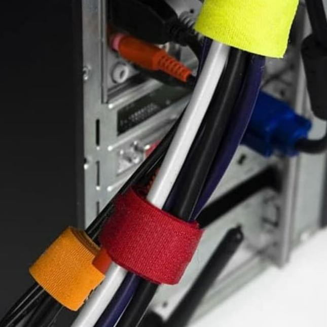 

➨ Kabel strap Pengikat Serba Guna Lebar 2cm panjang 5M/Velco Cable Ties ♕