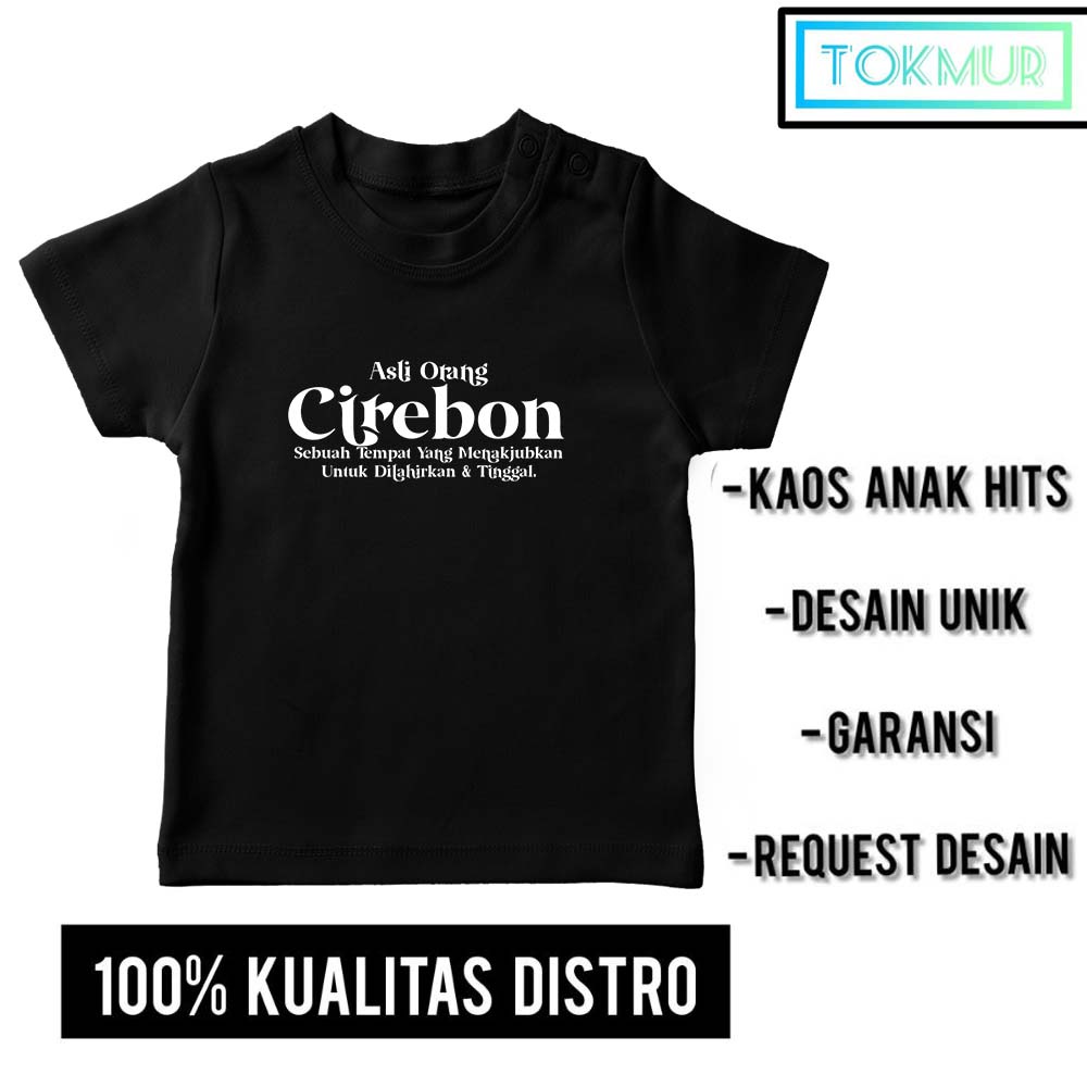 Kaos Anak Laki Laki Asli Orang Cirebon Daerah Sunda Jawa Barat Indonesia Kualitas Terbaik Distro Gra