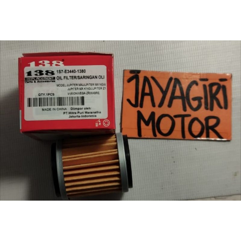 Filter Saringan Oli Jupiter MX Z1 King Vega ZR Vixion Xabre 1S7 138 Old New Z  5YP 3C1 1PA 115 135 1