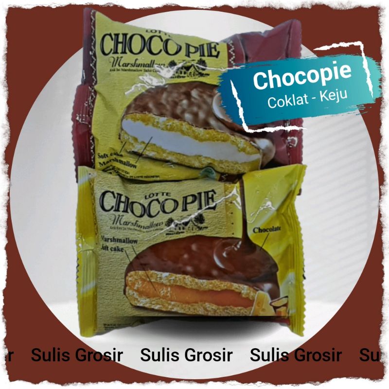 

Lotte Chocopie Marshmallow Per Sachet Netto 28gr