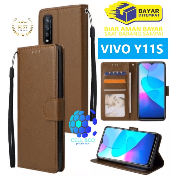 Flip cover VIVO Y11S NEW 2021 Flip case buka tutup kesing hp casing flip case wallet