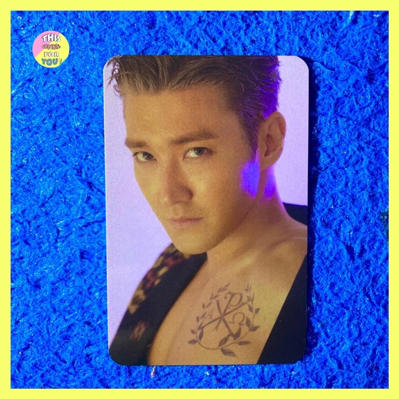 [READY] SIWON OFFICIAL PHOTOCARD PC FROM SUPER JUNIOR TIME_SLIP TIMESLIP PROJECTION KEYRING MD