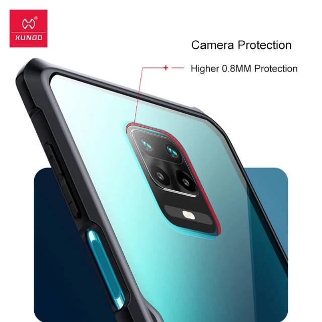 Case Xiaomi Redmi Note 9 Pro Armor Shock Proof-Hardcase Redmi Note 9Pro Shockproof TPU Transparan