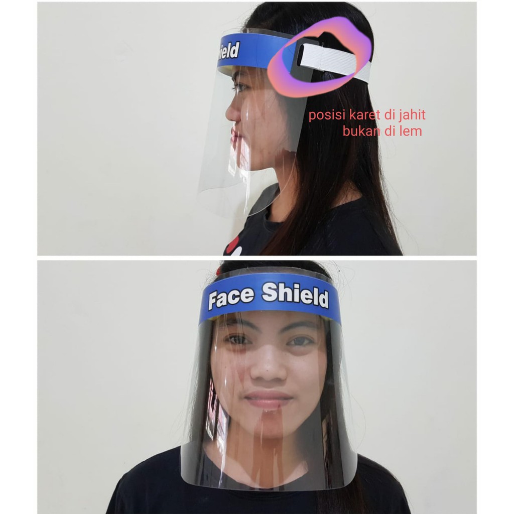 face shield / masker mika ekonomis