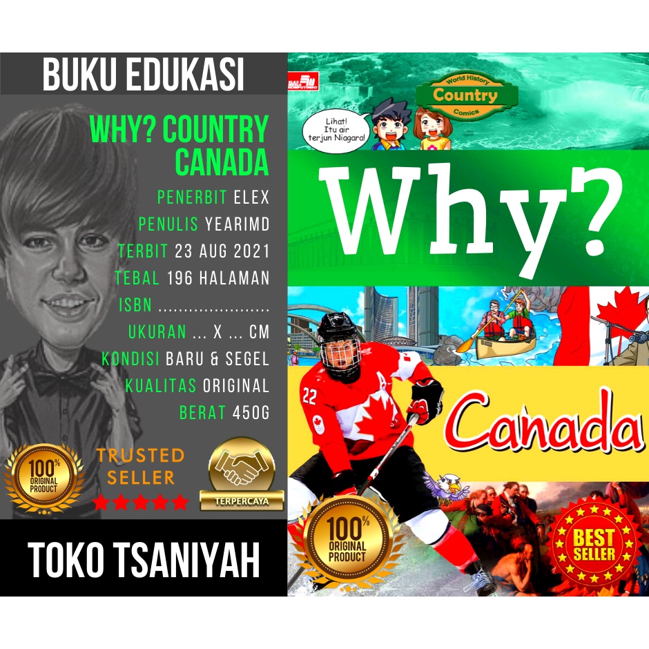 Buku Why Series Why Country Canada YeaRimDang Buku Why Komik Pengetahuan Edukasi Cerita Bergambar