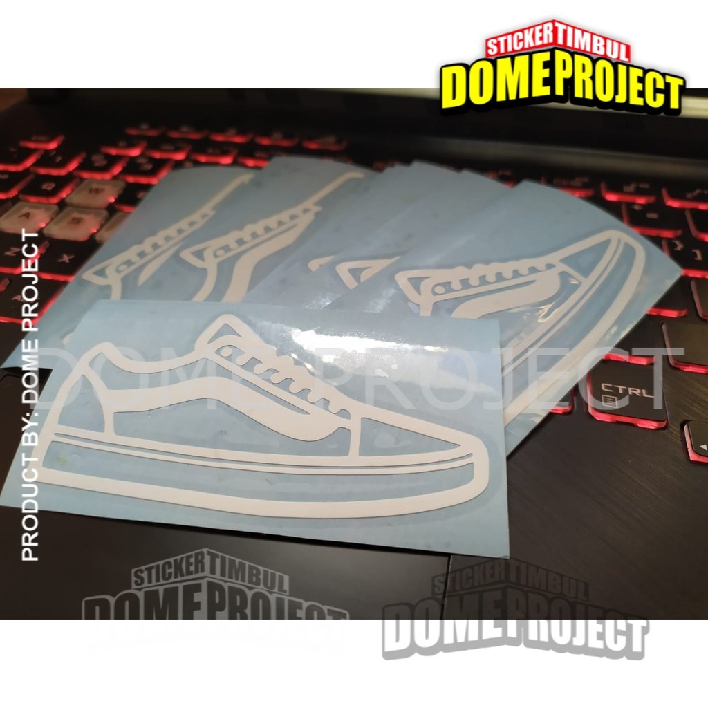 STIKER CUTTING DECAL MOTOR HELM KOPER LOGO VANS SHOES STICKER AESTHETIC KEREN