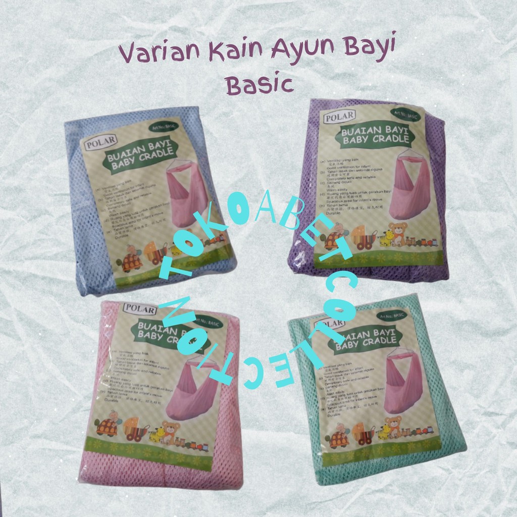 PAKET Ayunan Bayi Manual Portable ORIENT dan Kain Kelambu Hanger Per VARIASI TOKOABET