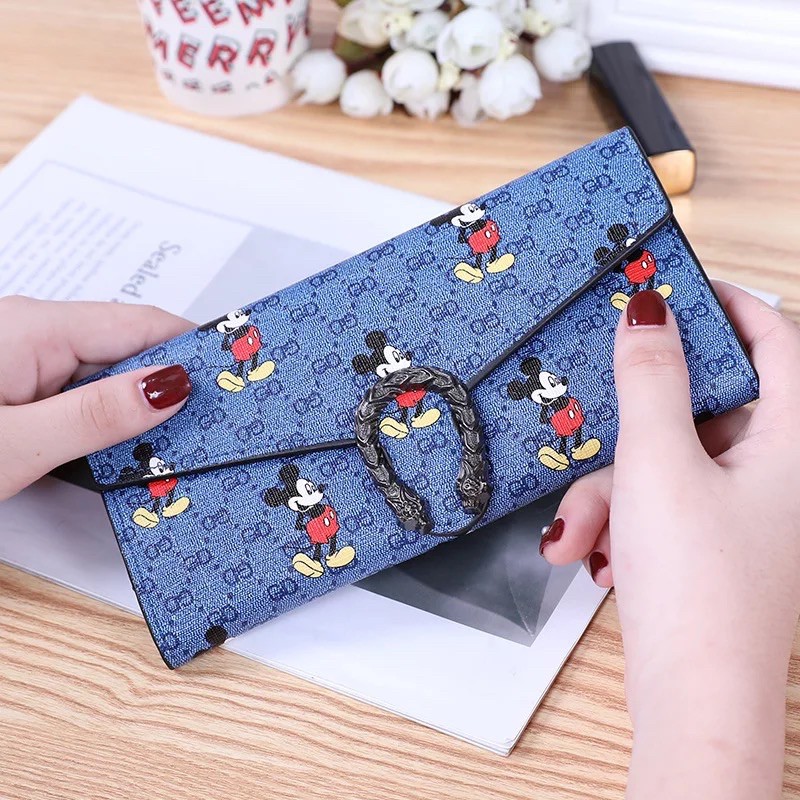 TI 3083 - DOMPET PANJANG WANITA MICKEY DOMPET WANITA IMPORT MURAH - E