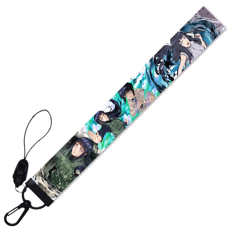 Kalung Tali Dengan Liontin Hinata Ninja Dapat Dilepas