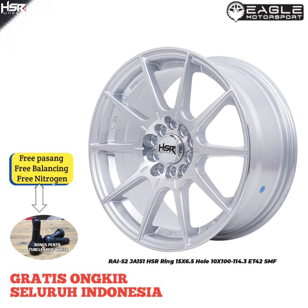 Velg R15 Pelek Mobil Sienta Innova BR-V Eriga Terios Rush Pelek Original HSR