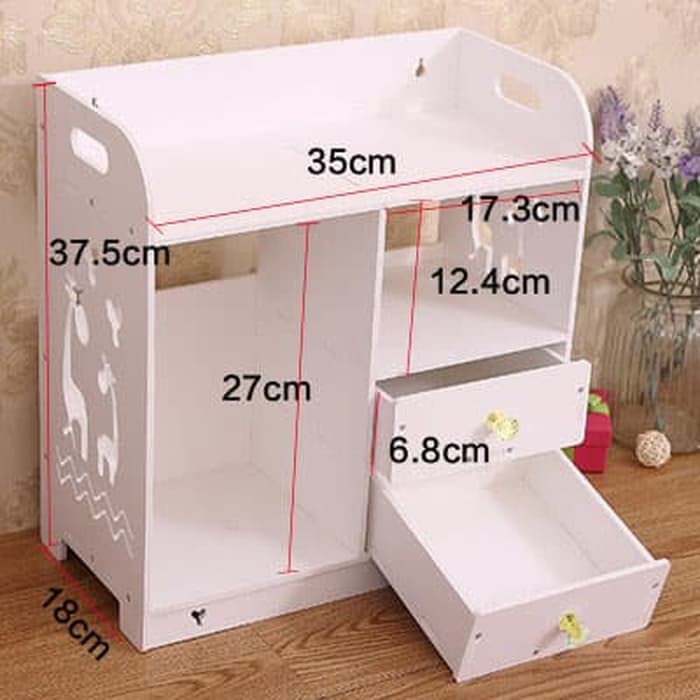 Alfaindo Rak kosmetik vintage Decorative Storage DS DOMESTIC Murah