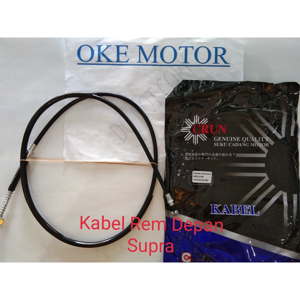 kabel rem depan motor supra