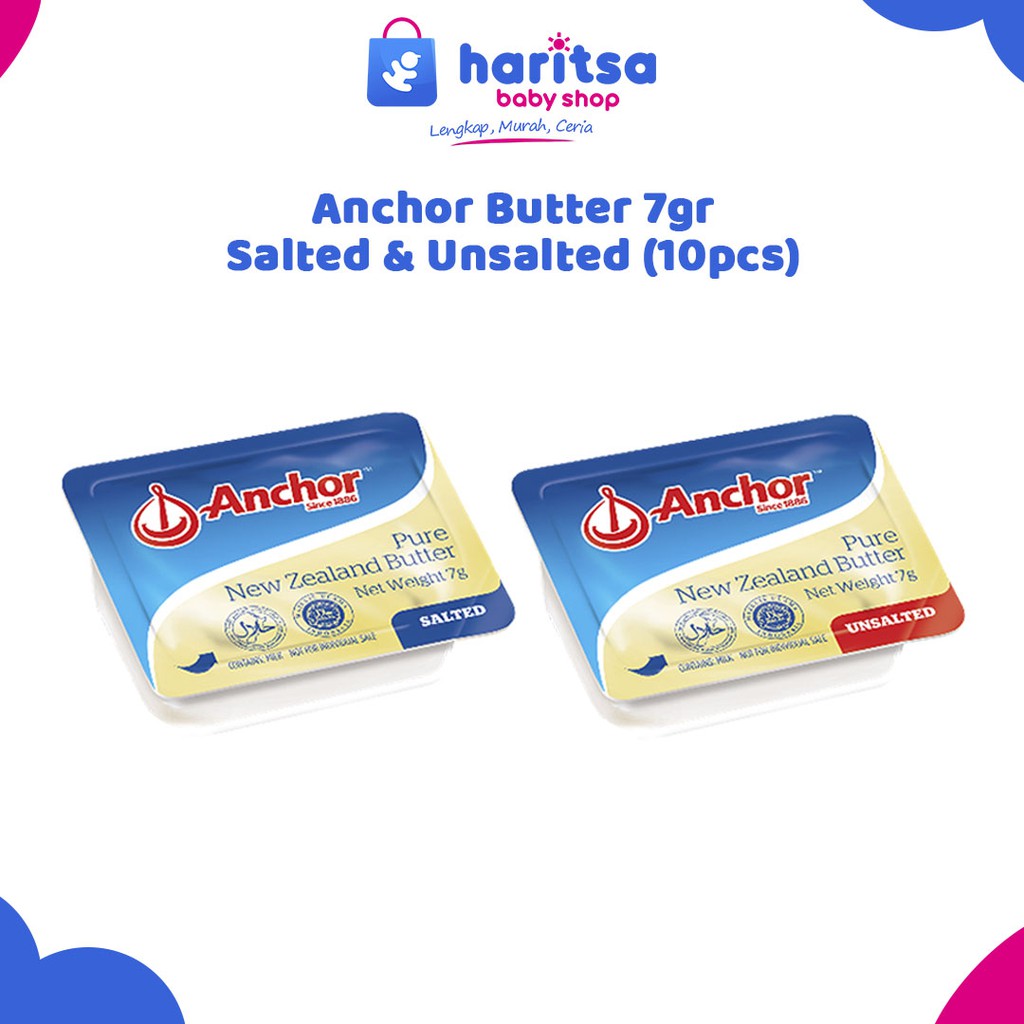 Anchor Butter Salted &amp; Unsalted (10 pcs) / Mentega MPASI