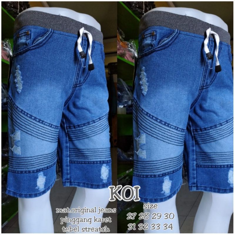 KOI CELANA PENDEK JEANS MURAH