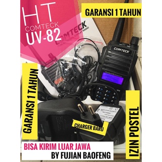 HT Handy Talkie Comteck UV-82 UV82 82 Dual Band VHF - UHF Radio FM