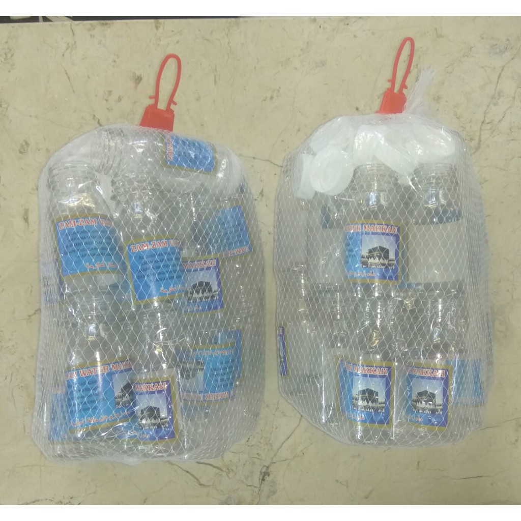 MURAH Botol Zam-Zam 80ml Oleh-Oleh Haji &amp; Umroh Botol Zam Zam Plastik