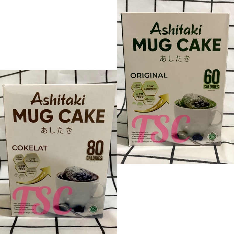 

Ashitaki Mug Cake / Original / Cokelat / 60 / 80 Kalori / Chocolate / Bolu