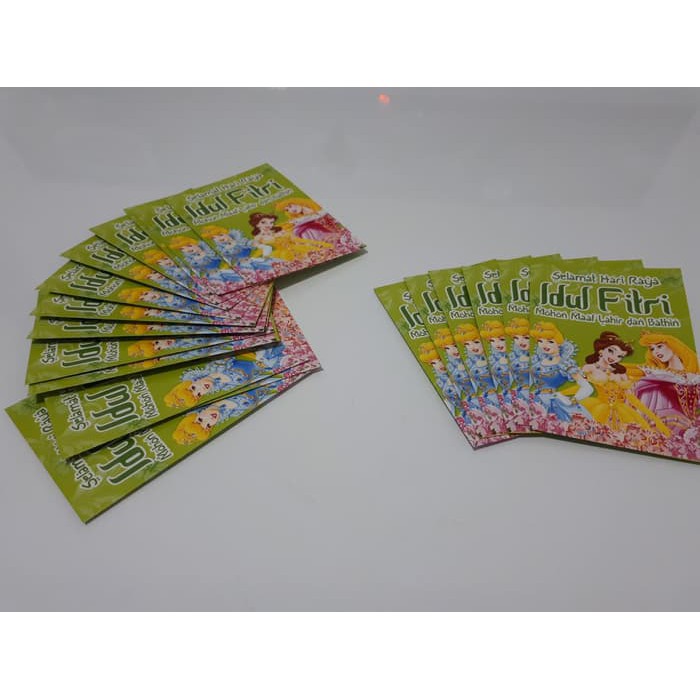 

TERBARU Angpao/Amplop Lebaran Princess Hijau B0094