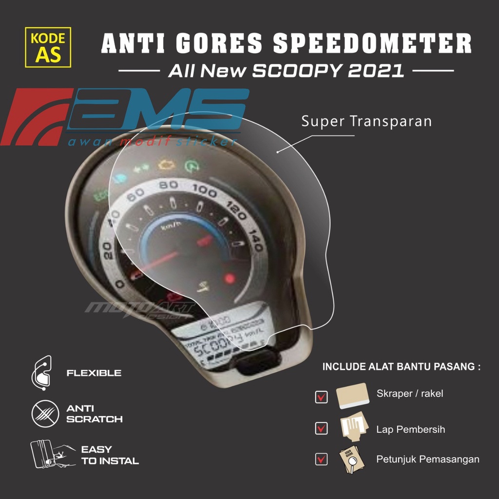 Anti Gores Spidometer All New Scoopy 2021