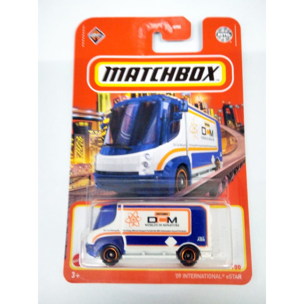 Diecast Matchbox 09 INTERNATIONAL eSTAR BUS MBX DCM Mobil Mainan Anak