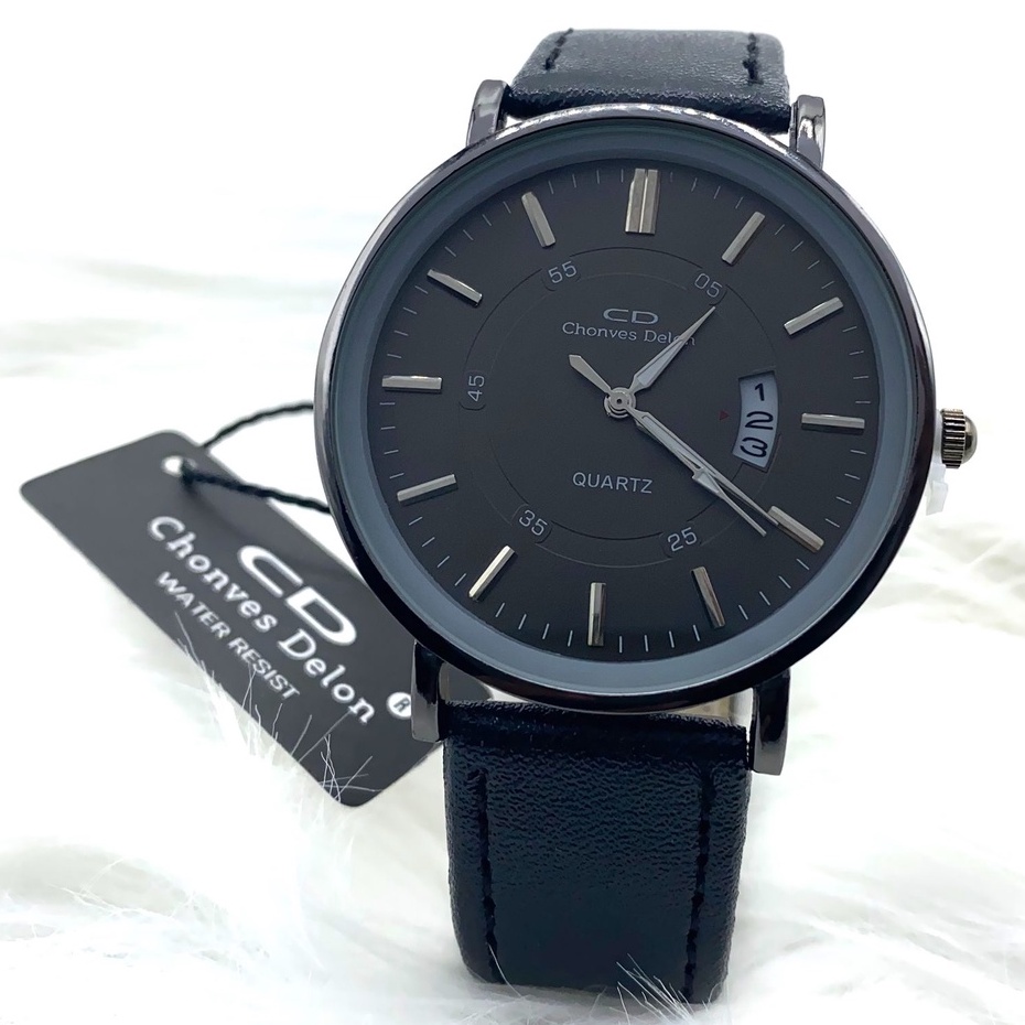 JAM TANGAN PRIA&WANITA ASLI/JAM TANGAN KASUAL /JAM TANGAN ANTI AIR/ Tali Kulit Water Resist Paninjau