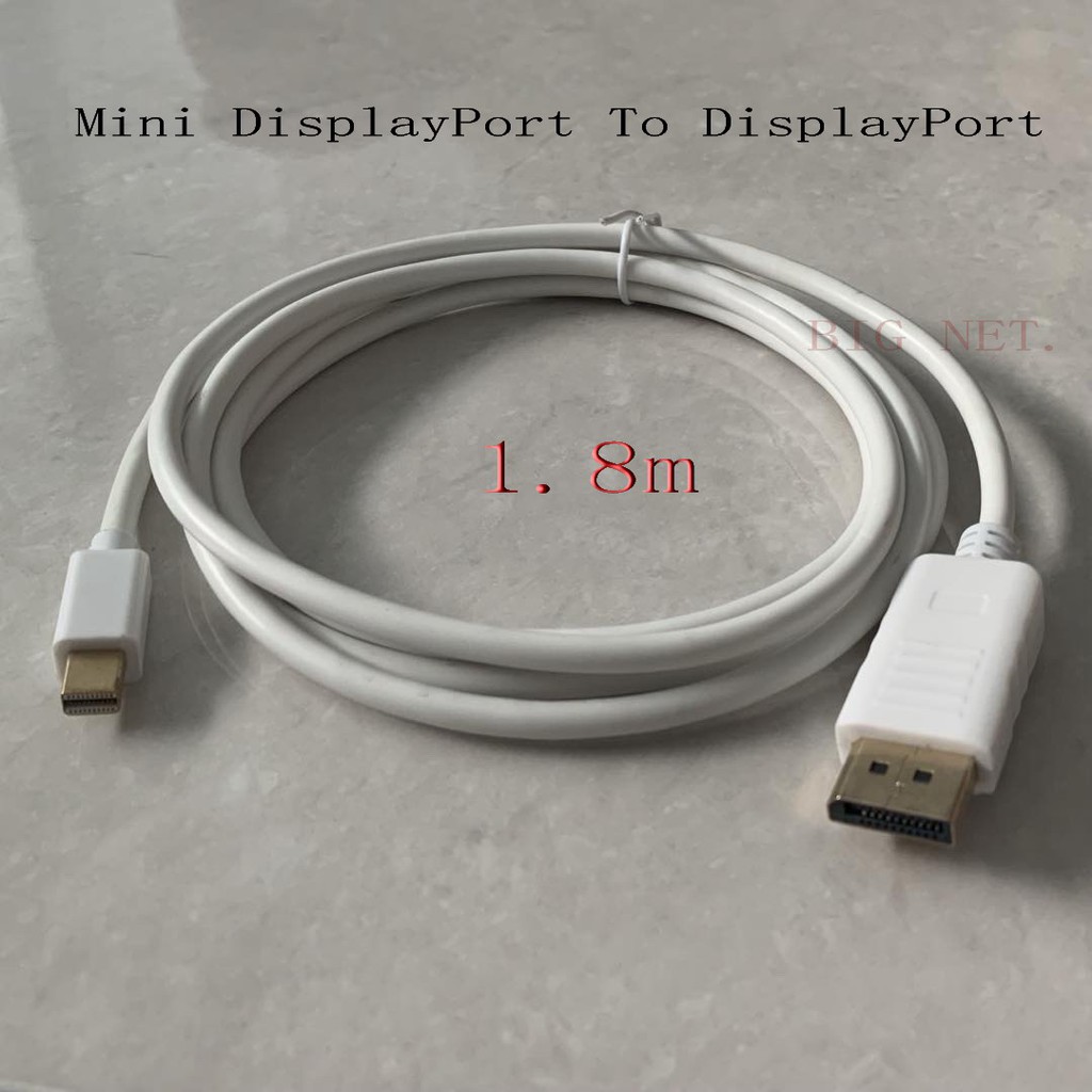 Thunderbolt Mini Display Port To DisplayPort 1.8Meter/ MINI DP TO DP-1.8m