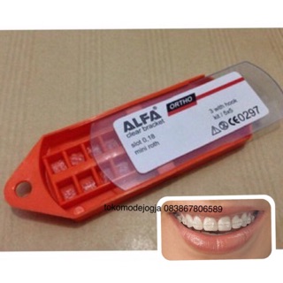  READY Bracket Behel  Gigi Asli Merk Alfa  Clear 