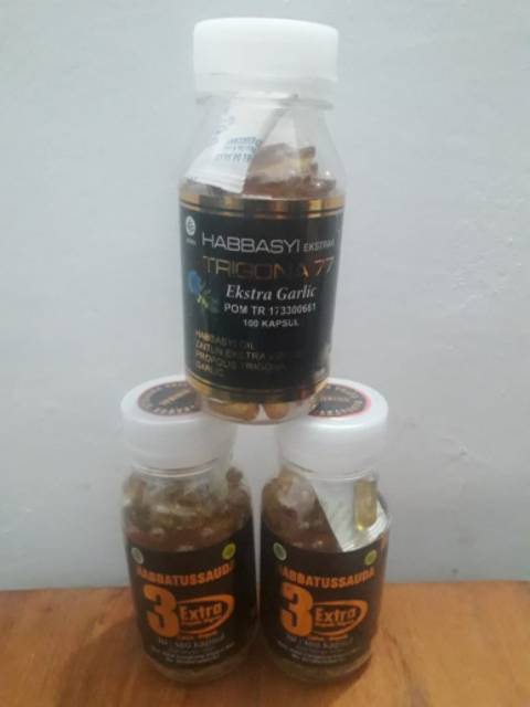 Habbatussauda Extra Propolis Trigona 100 Kapsul (zaitun, madu dan jinten)