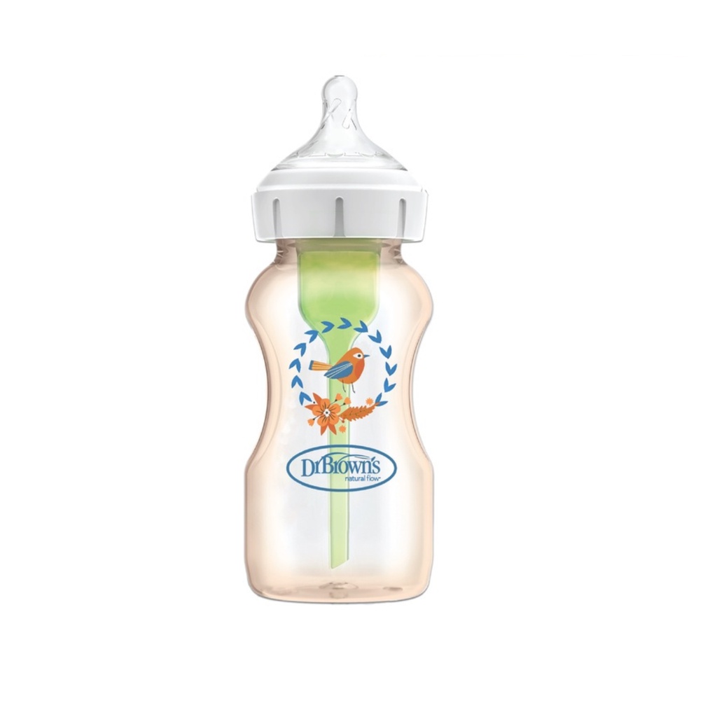 Dr. Brown's PPSU Options+ Wide Neck Bottle With Deco Botol Susu 9oz /270ml