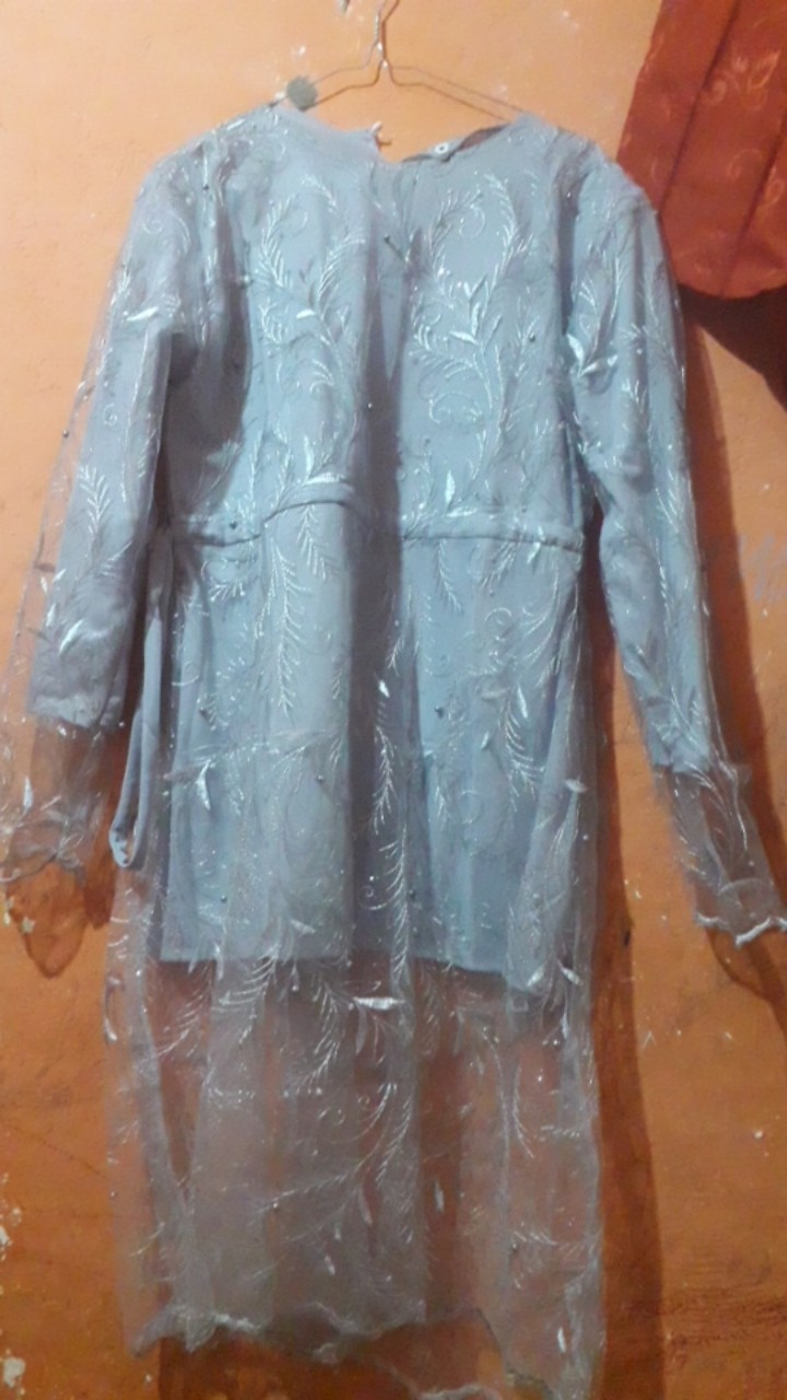 Ready 2 Warna Ada Anak! Shopashop Solo Batik Couple Brukat Tille Azurra Selendang