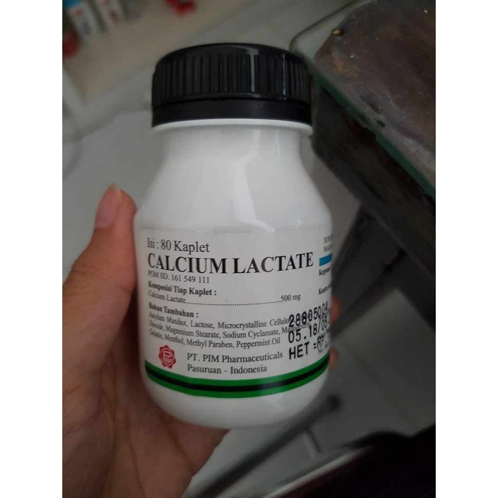 [SIAP KIRIM] CALCIUM LACTATE / KALK BOTOL