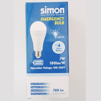 LAMPU LED EMERGENCY BULB SIMON 7W