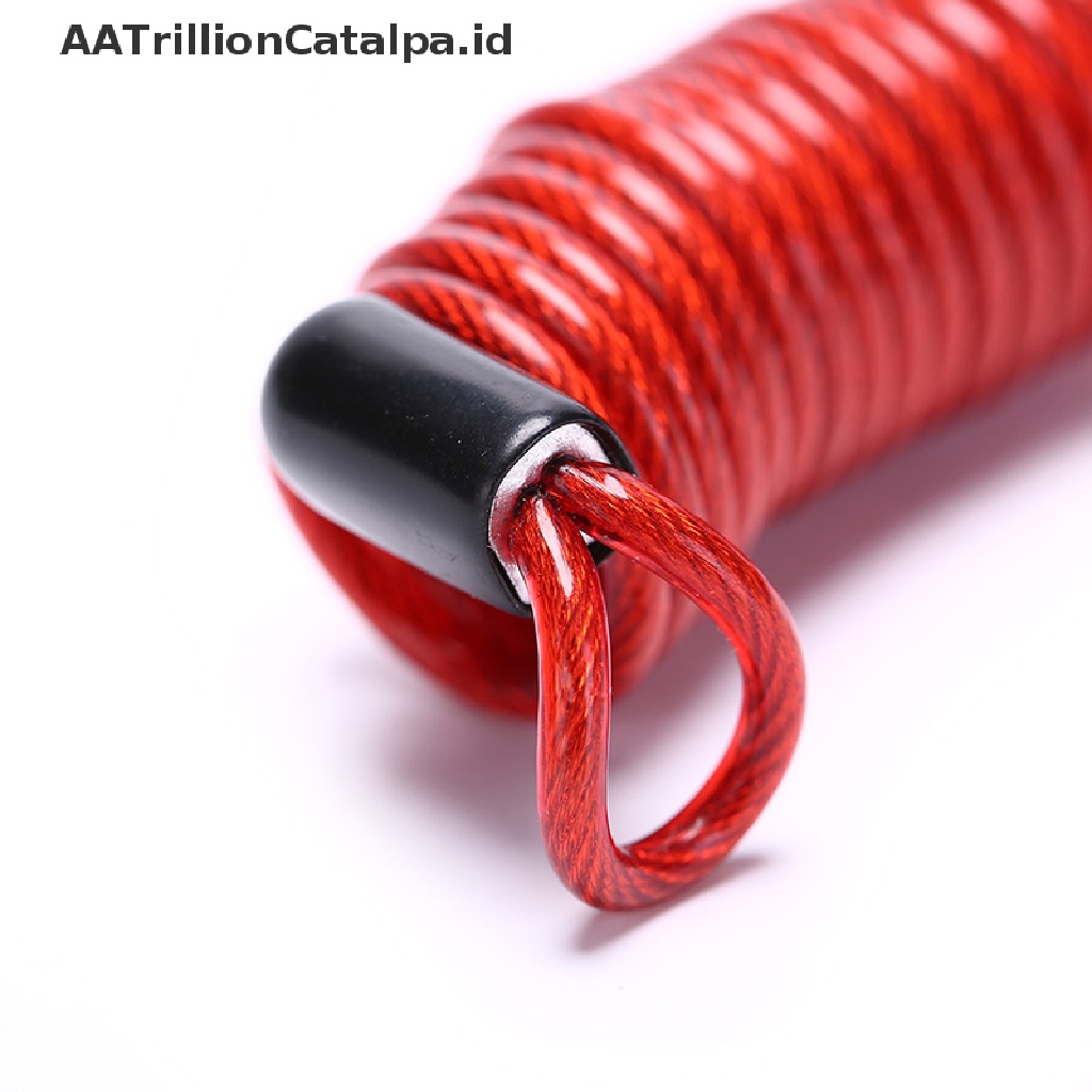 Aatrillioncatalpa Kunci Rem Cakram Sepedamotor Anti Maling Dengan Kabel Spiral