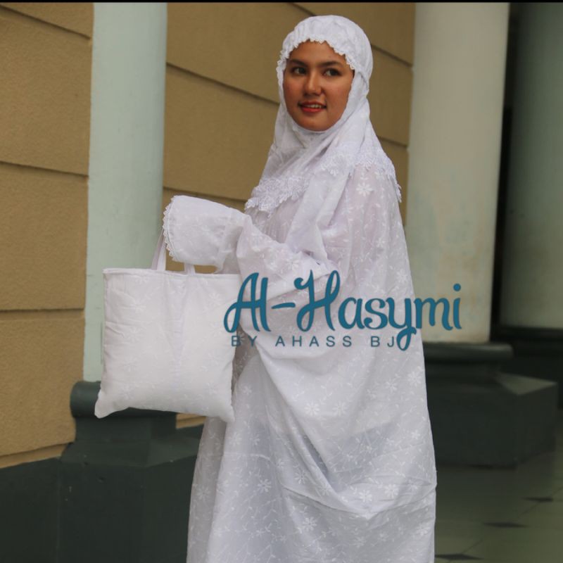 COD Mukena/Rukuh Terusan Katun Putih Standar Pesantren/santri Remaja Dewasa Murah Grosir