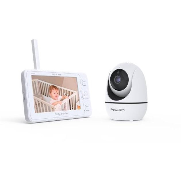 Ready Baby Monitor Wireless Foscam 2Mp Layar 5" Monitor Bayi Praktis