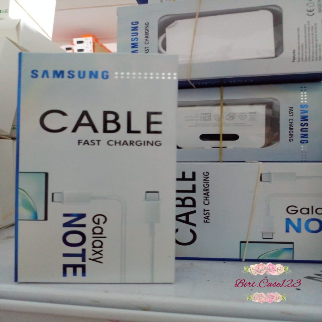 BM043 Kabel cable data Samsung note10 A70s a80 note20 s20 s21 original tipe c To tipe c Fast Charging BC5941