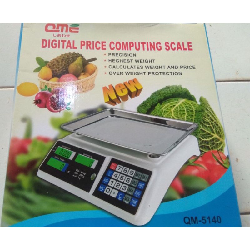 TIMBANGAN DIGITAL , HARGA  , BUAH , LAUNDRY , 40Kg