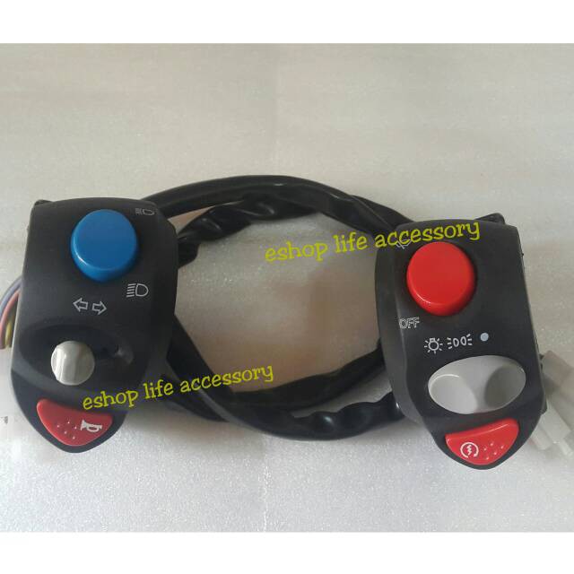 Saklar/switch motor sport modifikasi universal/vixion/Nmax/Ninja/Cb150