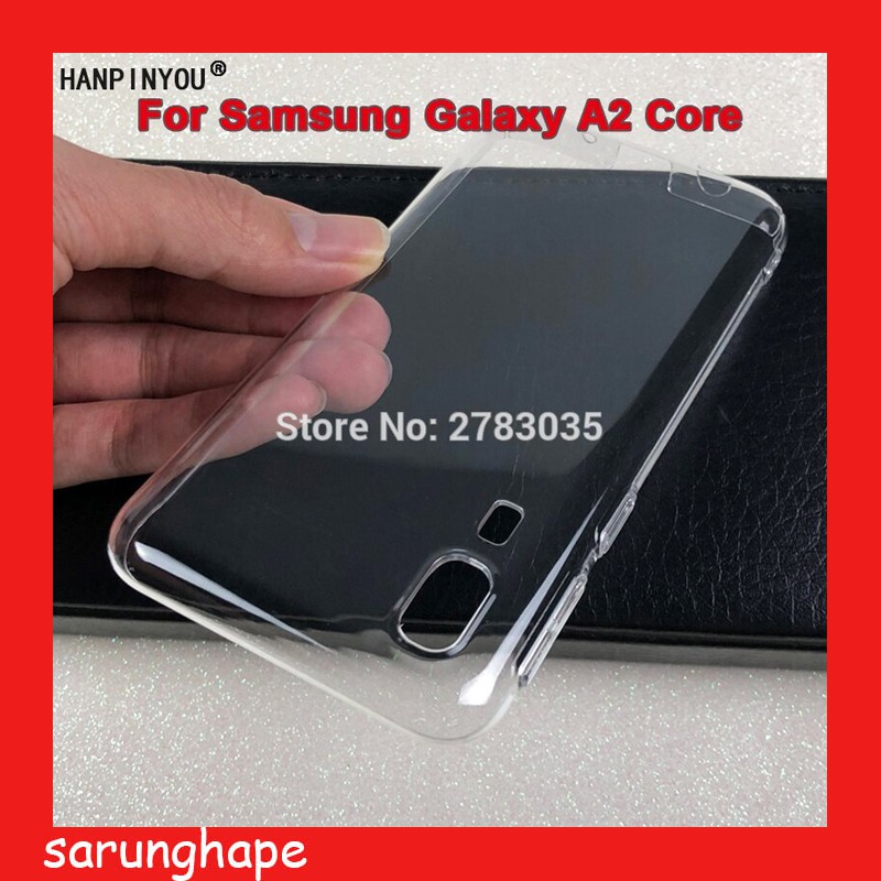 Samsung Galaxy A2 Core - Clear Hard Case Casing Transparan Mika Bening Hardcase