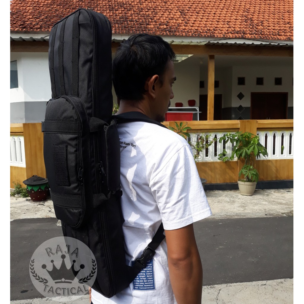 Tas Senjata TNI POLRI Tas Senapan Airsoft Gun Bag Laras Panjang Holster Brimob