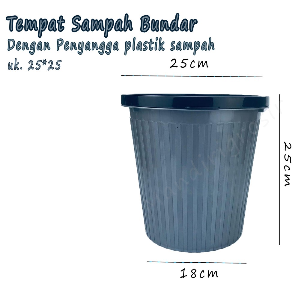 Tempat Sampah * dengan penyangga * Tempat Sampah *  Moscow * 25*25cm