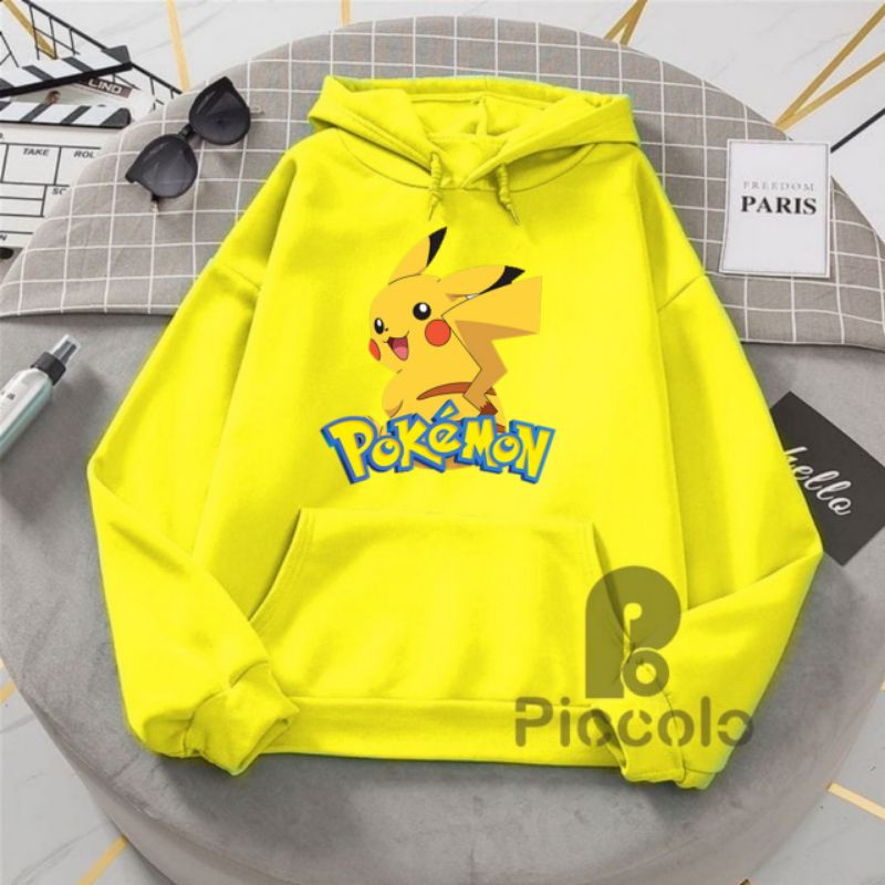 jaket hoodie anak pokemon go