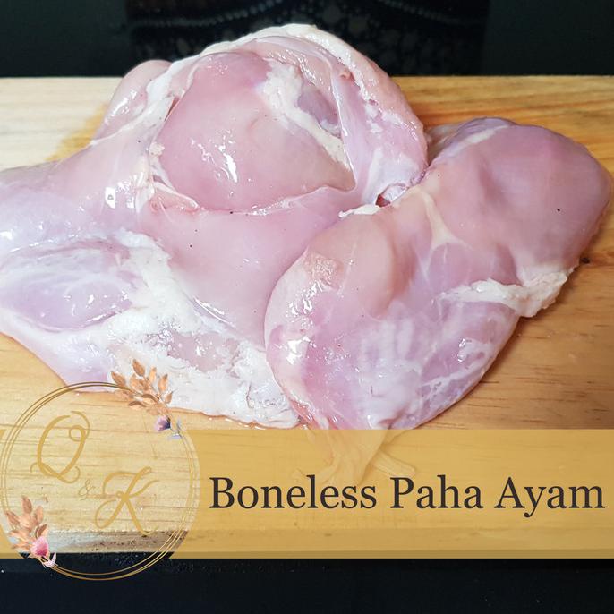 

MAKANAN BEKU / BONELESS PAHA AYAM. FROZEN 1 KG NON COD