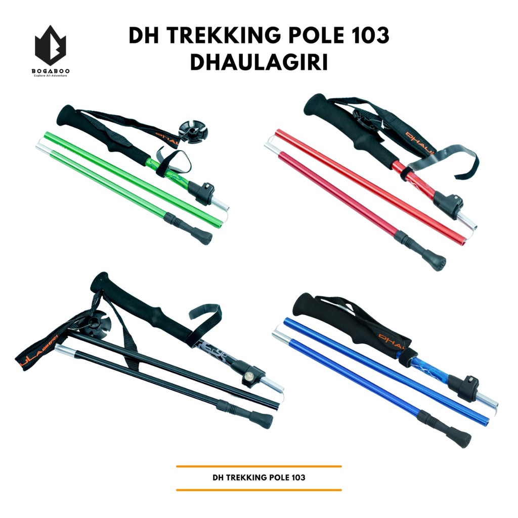 TrekkingPole DH 103 Lipat - Tongkat Gunung - Tongkat Pendaki