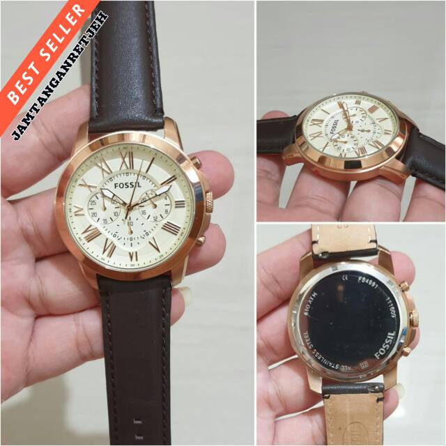 JAM TANGAN FOSSIL CHRONO ROSEGOLD