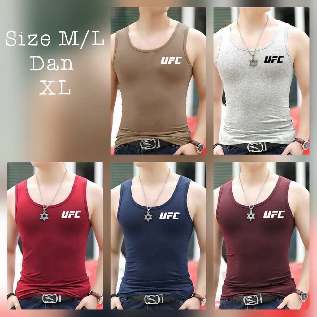 bisa COD / SINGLET UFC-mukzhop // singlet pria// singlet murah