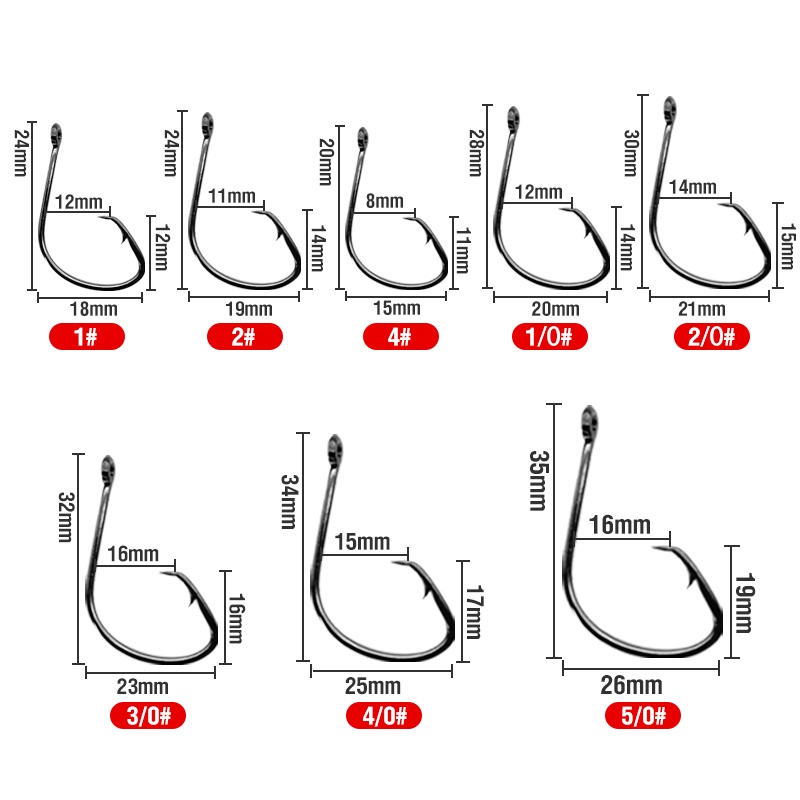 50pcs Kail Pancing Bentuk Udang / Elang Untuk Memancing Di Laut Dalam