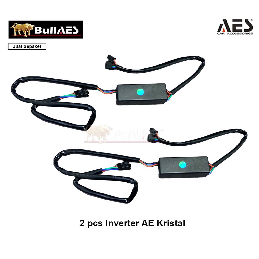 Ae Kristal Kotak RGB 2 ring 1 modul APP Bluetooth ANDROID IOS MERK AES