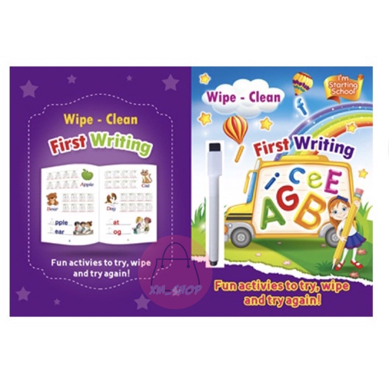 BUKU PINTAR AKTIVITY HIJAIYAH BHS INGGRIS ANAK BELAJAR WIPE N CLEAN