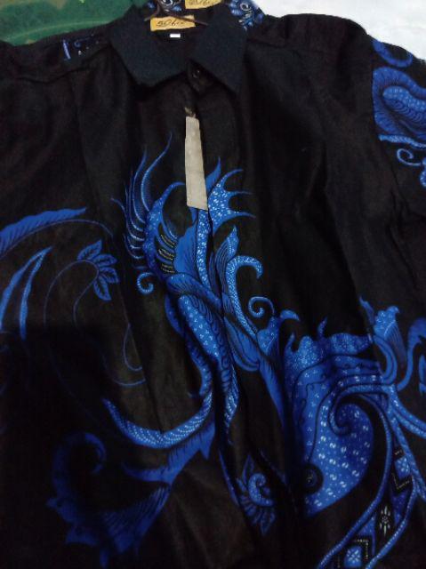 Bswart Batik Hrb026 Kenongo Hem Pendek Padi Pekalongan M L Xl Batik Pria Murah Modern Grosir